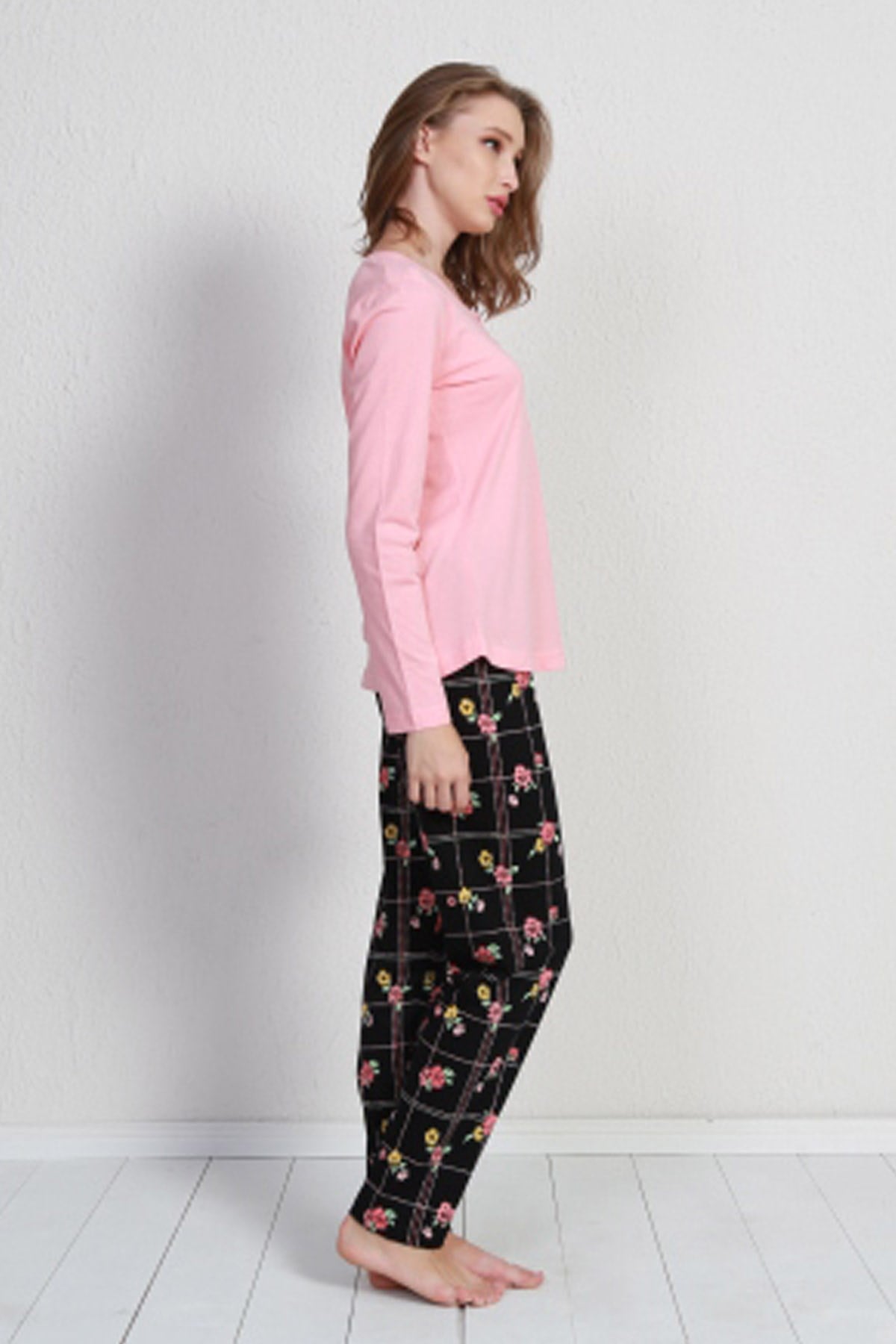 Vienetta Kadın Pijama Takım 9051045767 Bebek Pembesi