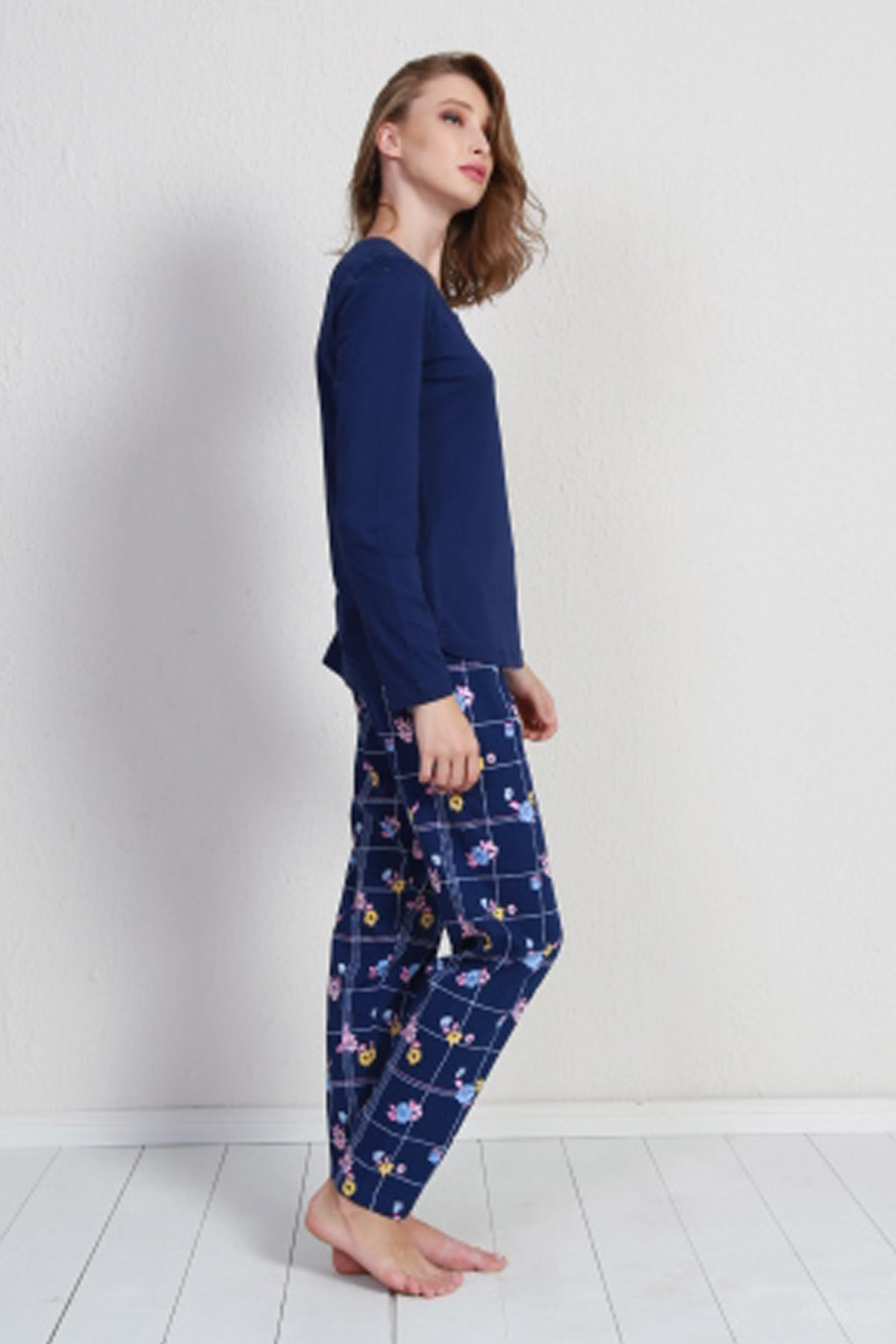 Vienetta Kadın Pijama Takım 9051045767 İndigo