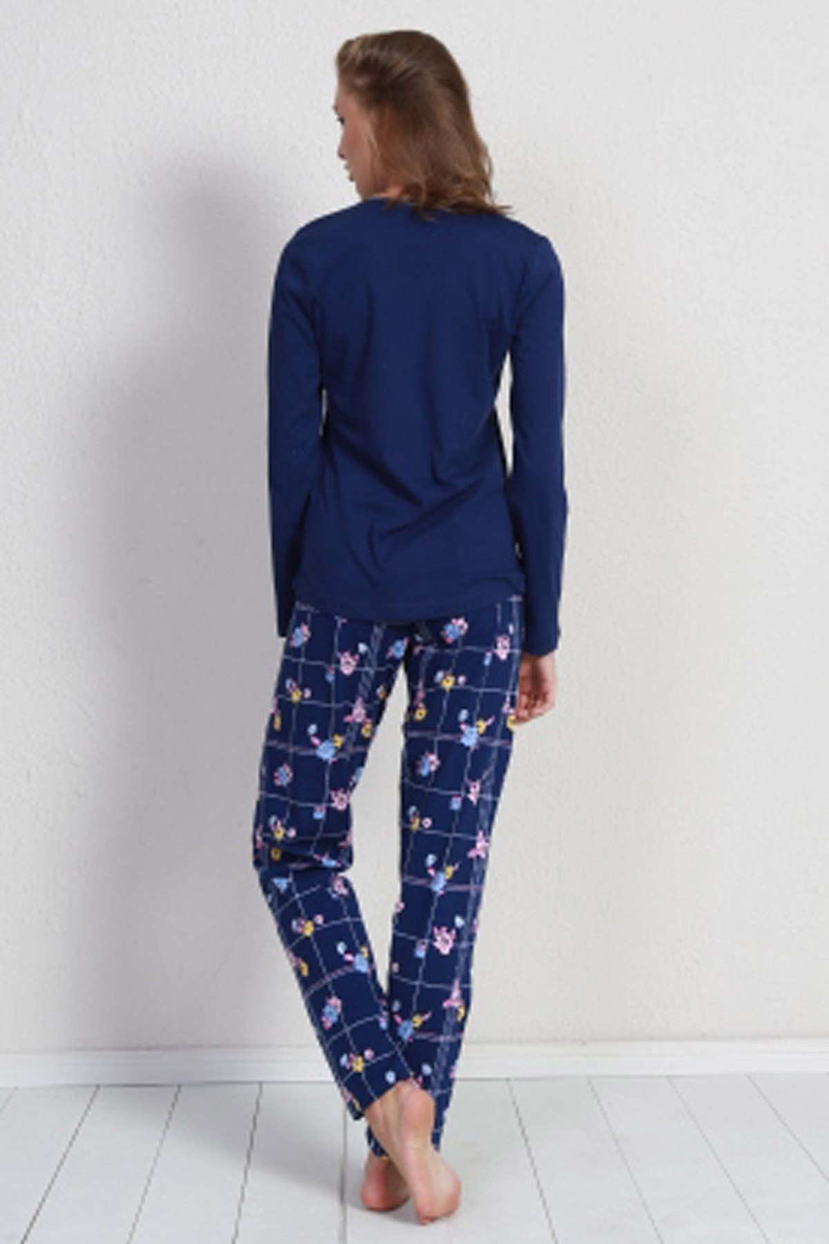 Vienetta Kadın Pijama Takım 9051045767 İndigo