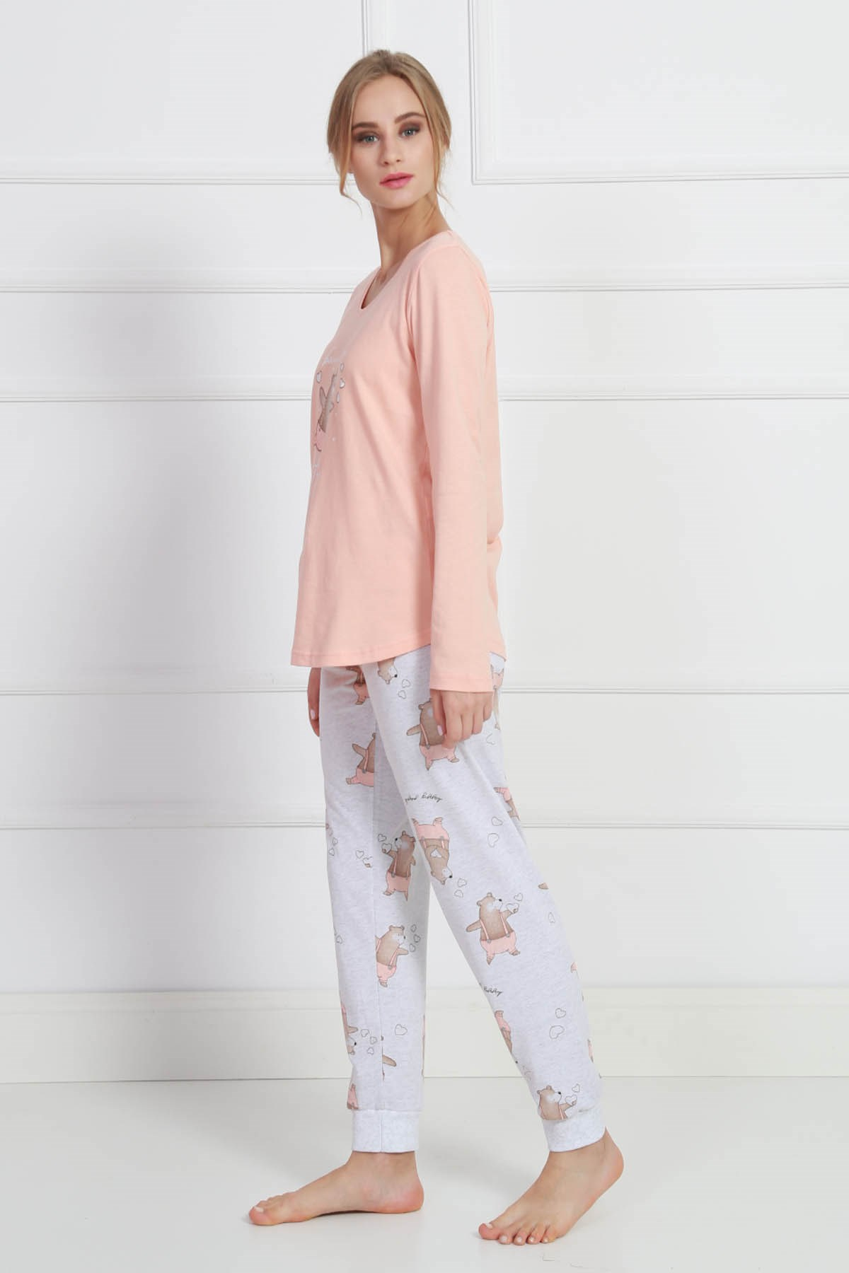 Vienetta Kadın Pijama Takım 9051216754 Bebek Pembesi