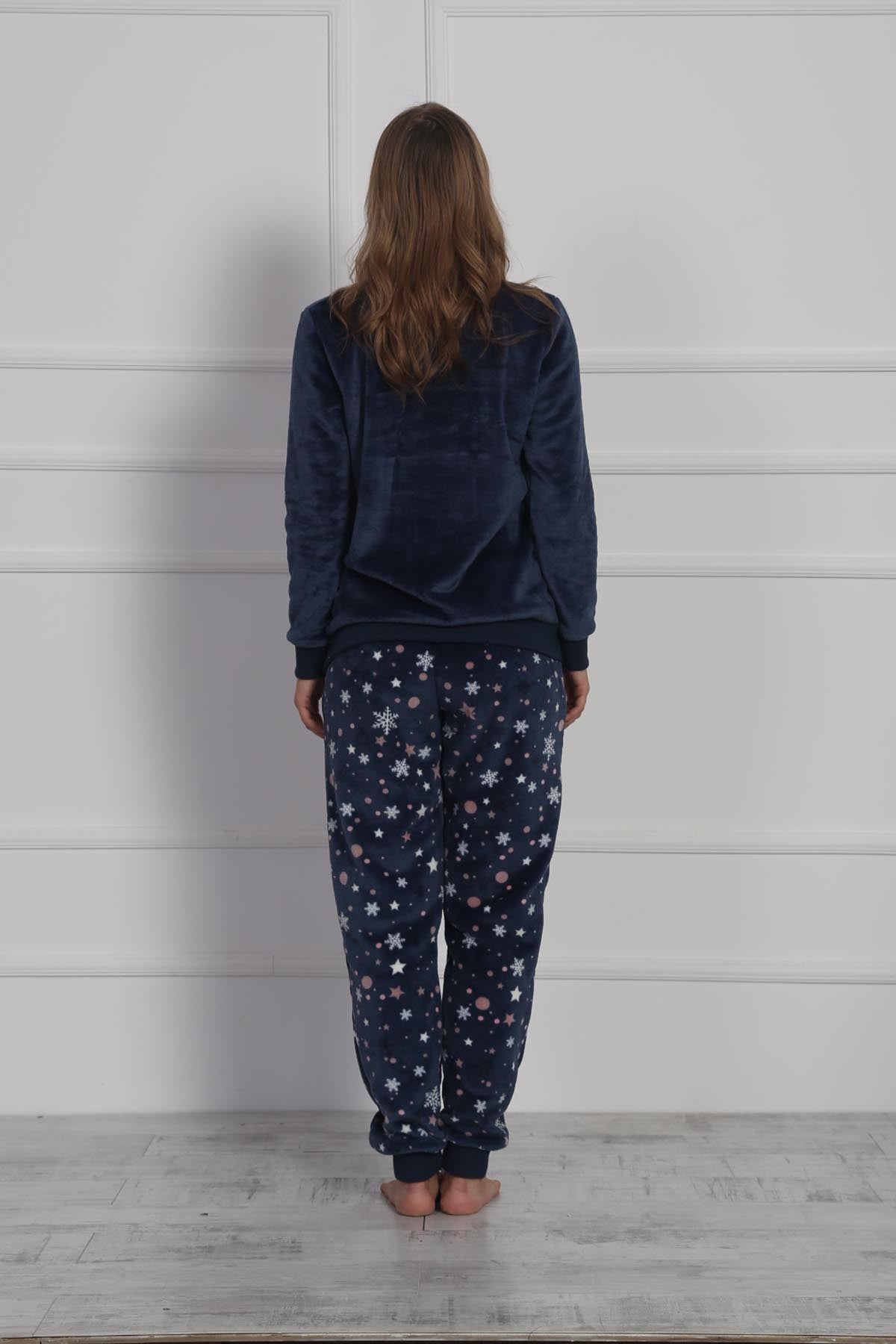 Vienetta Kadın Welsoft Pijama Takım 8060814017 İndigo