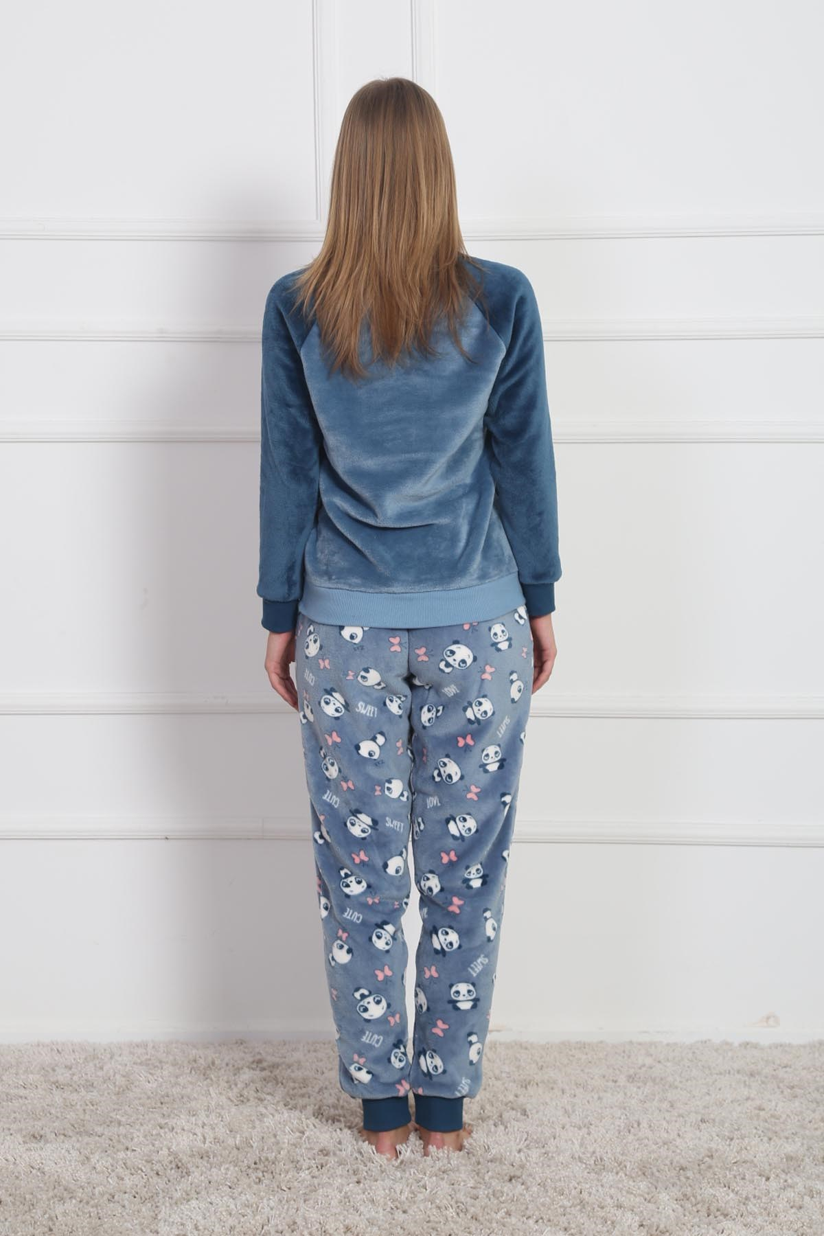 Vienetta Kadın Welsoft Pijama Takım 8060774016 Lacivert
