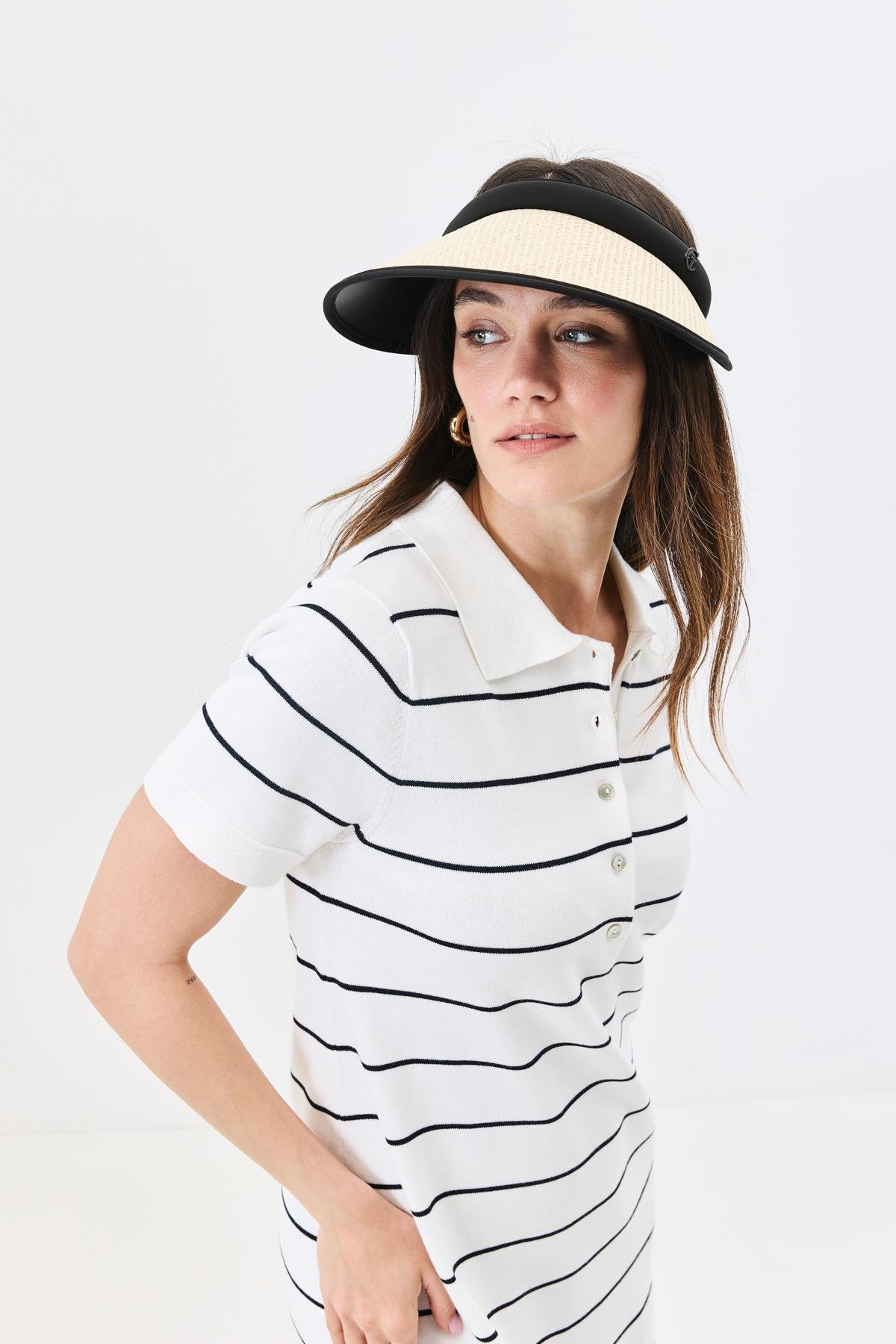 Vizor Plaj Şapkası Y25730-31 Bej