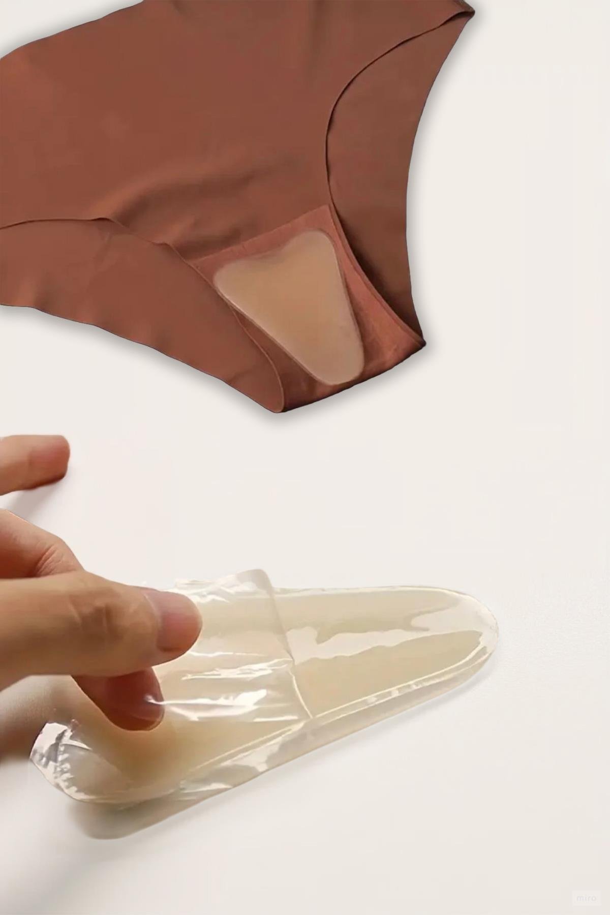 Yapışkanlı Genital Bölge Gizleyici/Kapatıcı Camel Toe 7237 Şeffaf