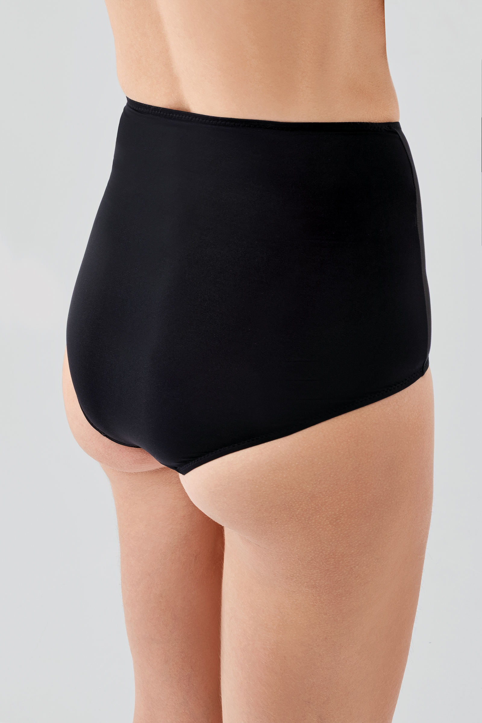 Yüksek Bel Korseli Külot C19304 Siyah