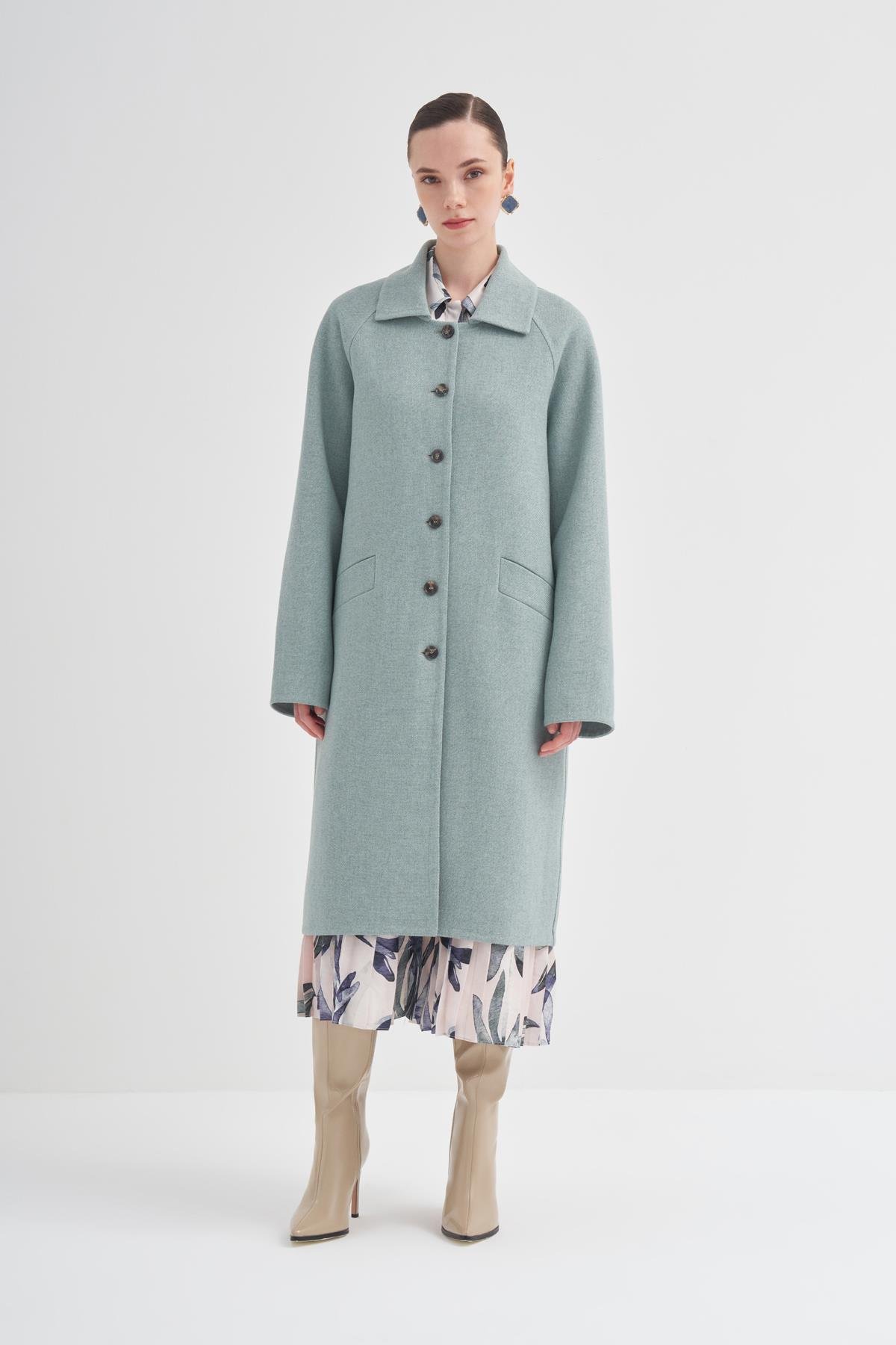 Coat Mint Yeşili