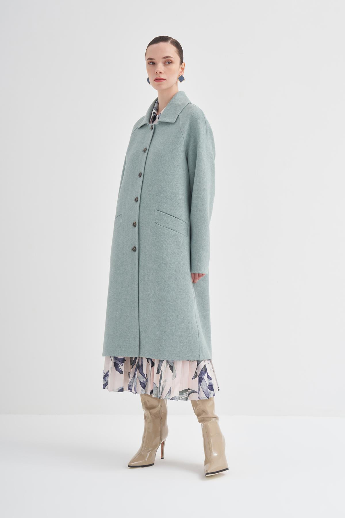 Coat Mint Yeşili
