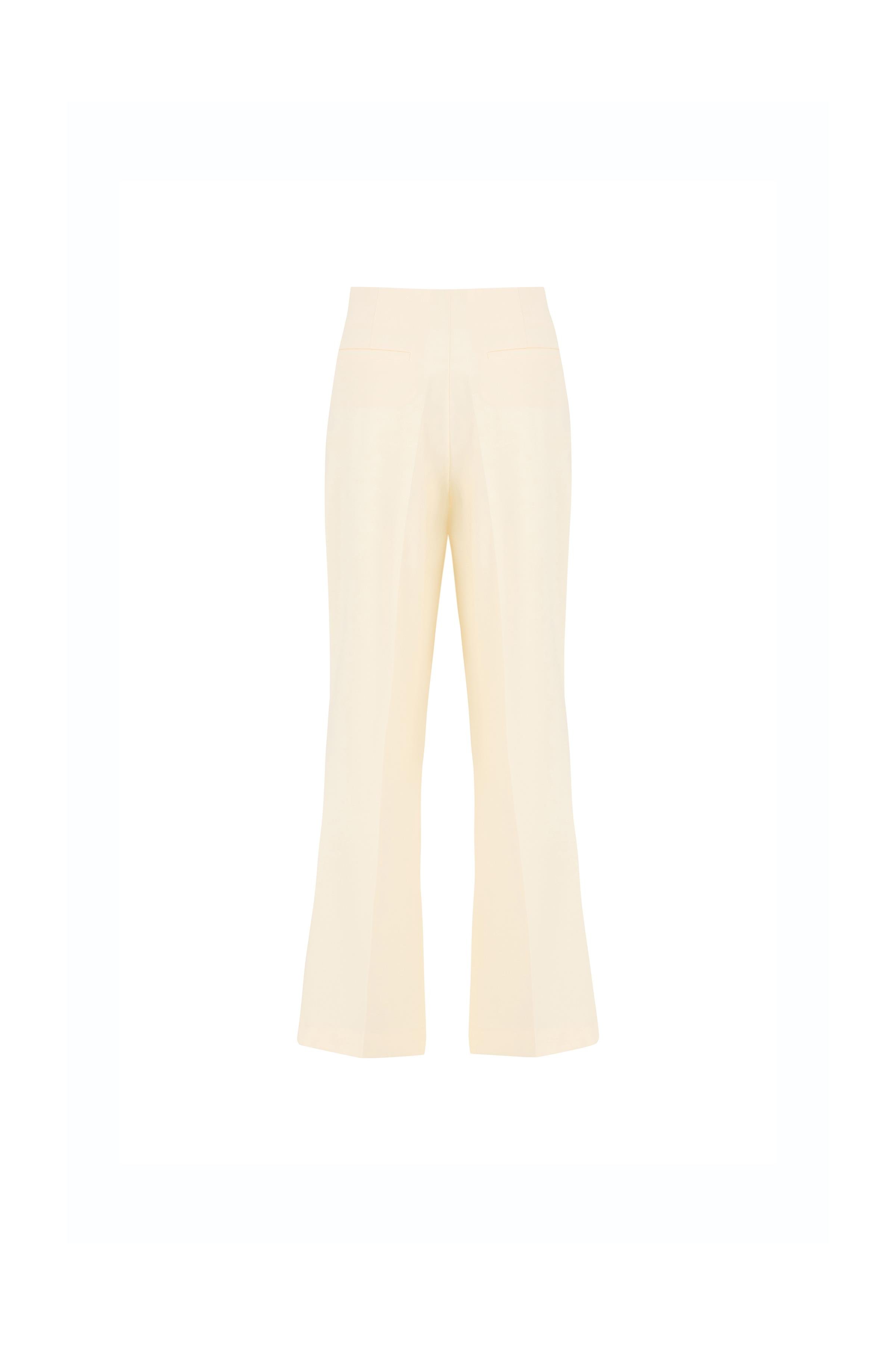 Düğme Detaylı Poliviskon Pantolon