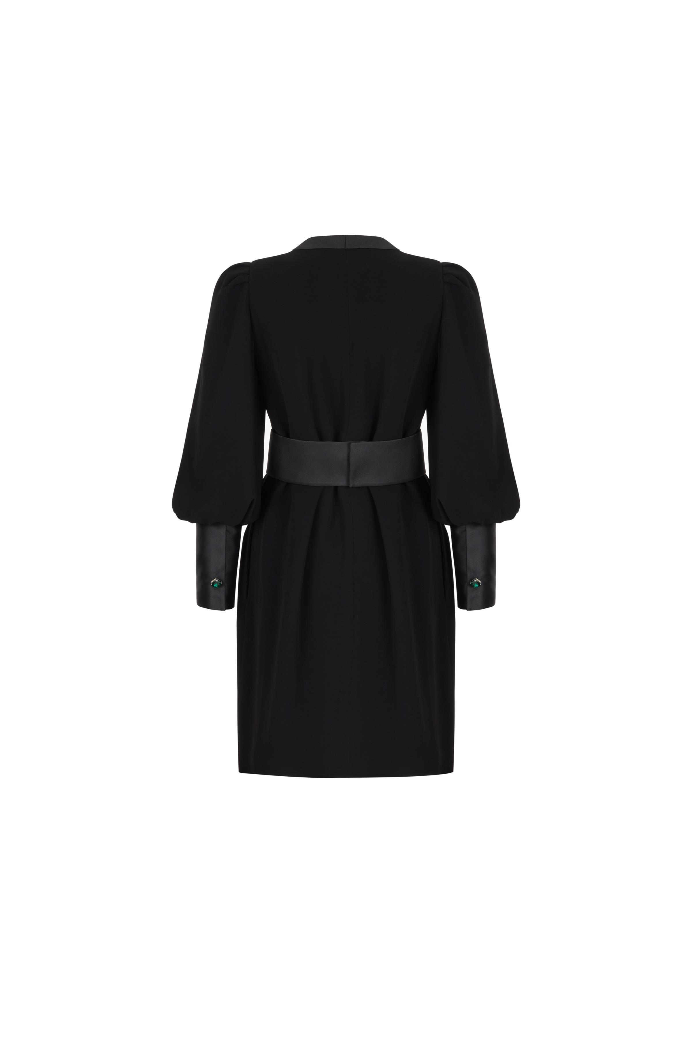 Modern Kaftan Elbise Siyah