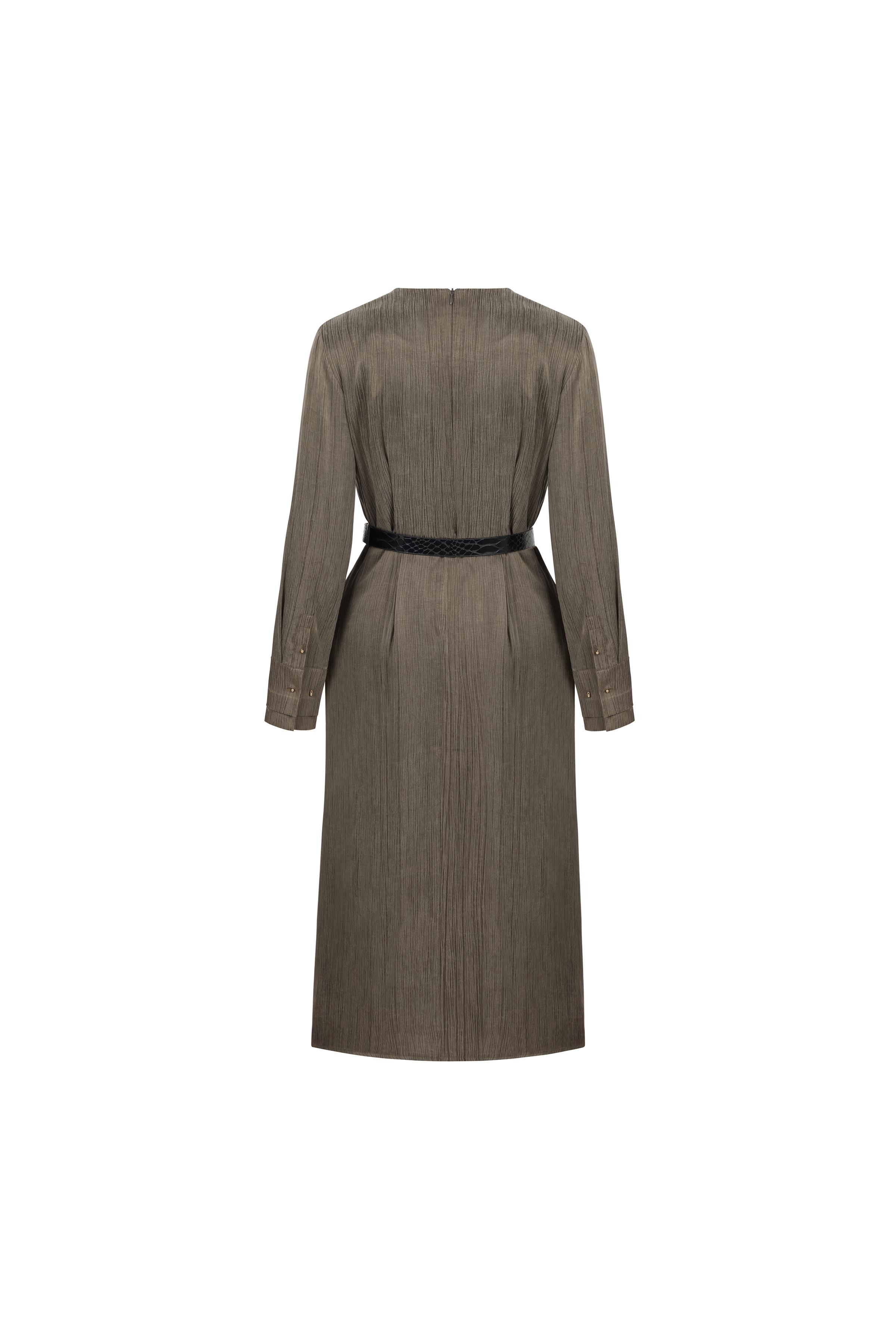 Pilikaşe Detaylı Elbise