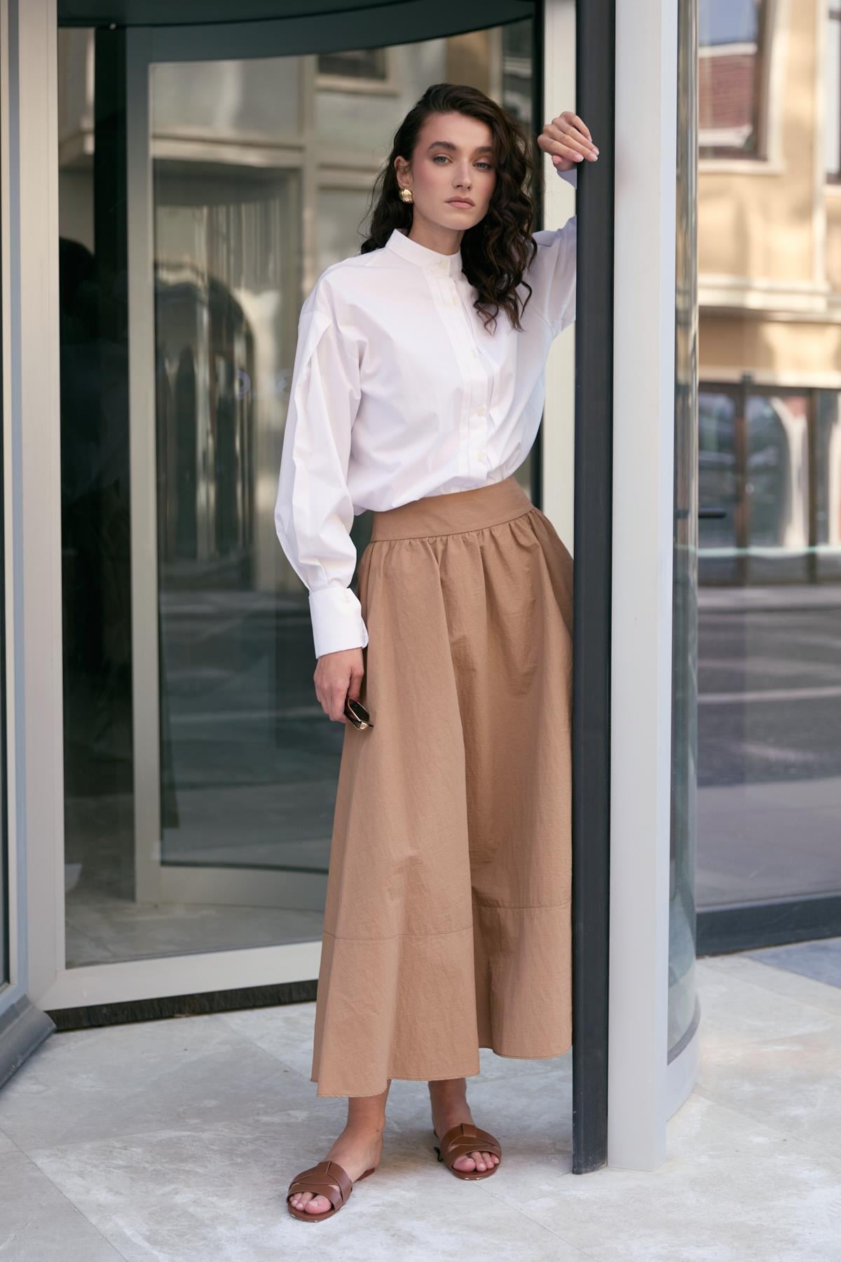 LİNEA ETEK CAMEL