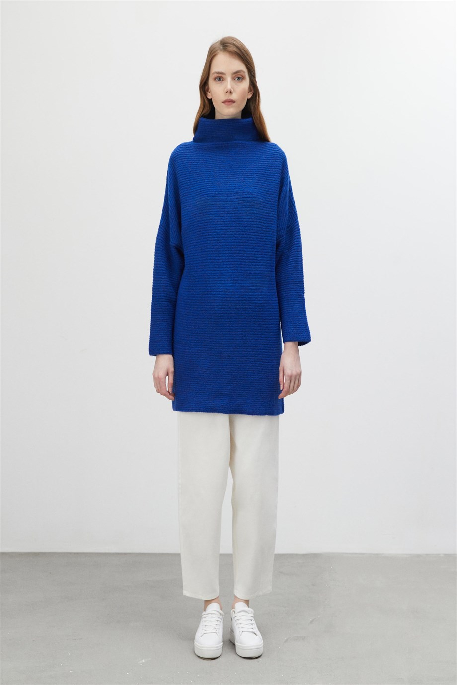 Mesh Tunik Mavi