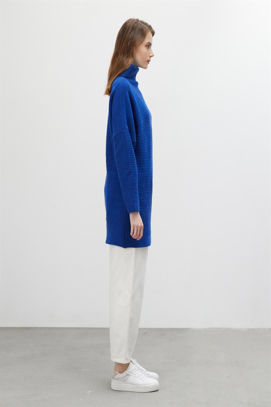 Mesh Tunik Mavi