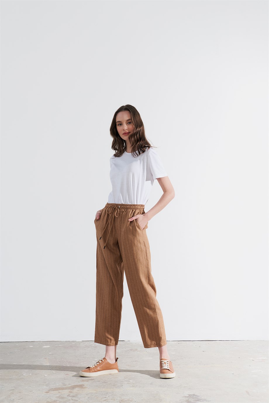 Sara Pantolon Camel