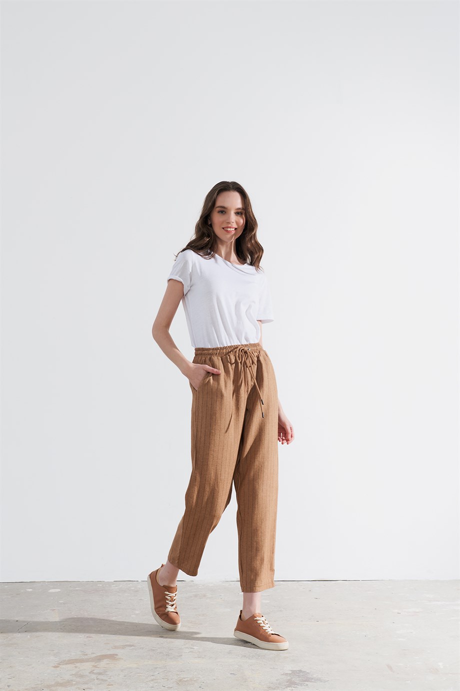 Sara Pantolon Camel