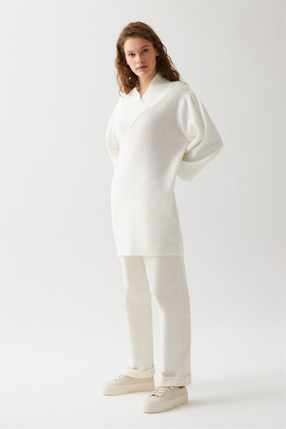 Side Tunik Ekru