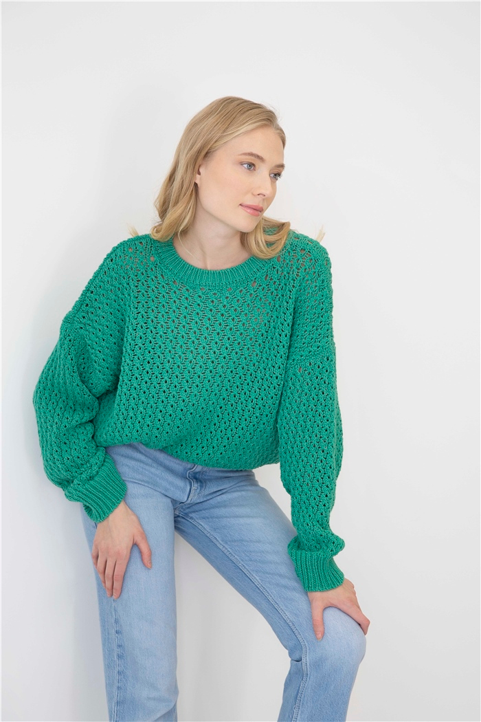 Avrile Ajurlu Triko Kazak  BENETTON  A92183-S