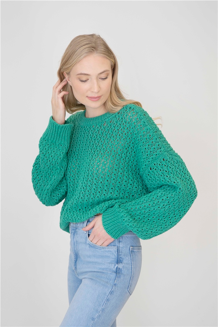 Avrile Ajurlu Triko Kazak  BENETTON  A92183-S