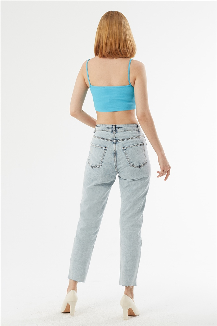 Avrile ASKILI KAŞKORSE CROP  AQUA  A22-10566