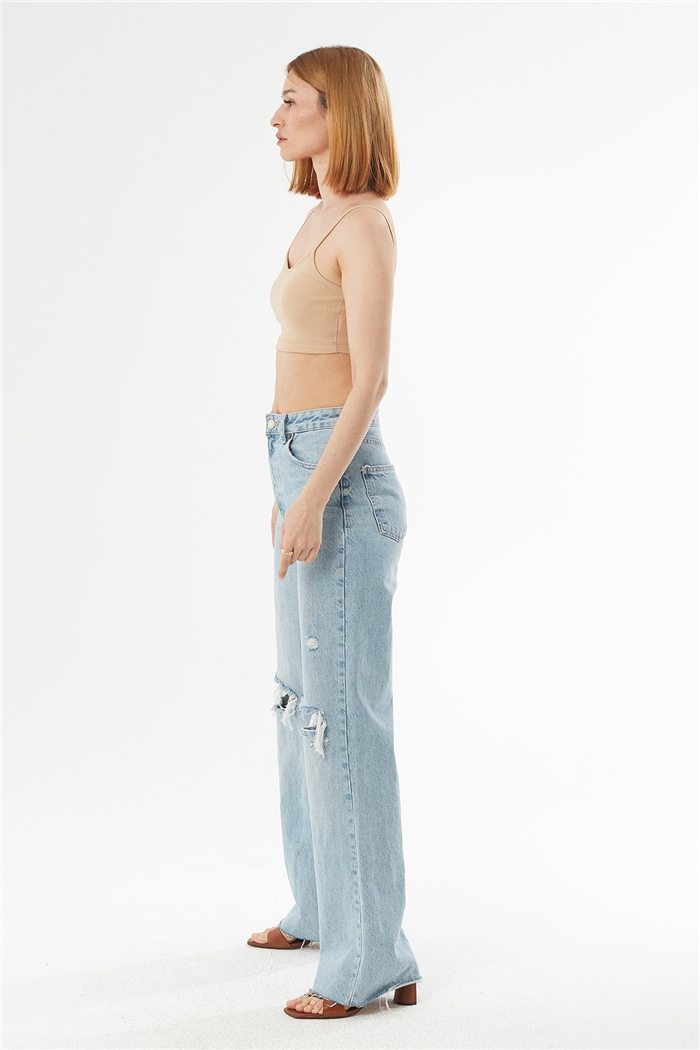 Avrile ASKILI KAŞKORSE CROP  BEJ  A22-10566