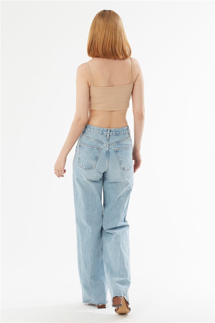 Avrile ASKILI KAŞKORSE CROP  BEJ  A22-10566