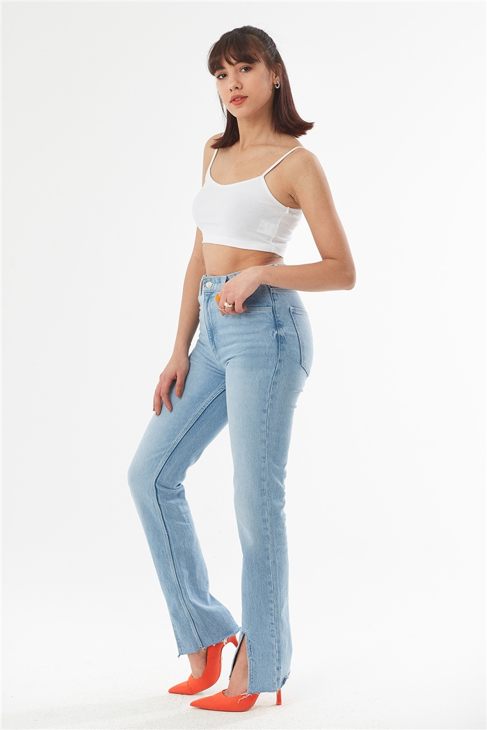 Avrile ASKILI KAŞKORSE CROP  BEYAZ  A22-10566