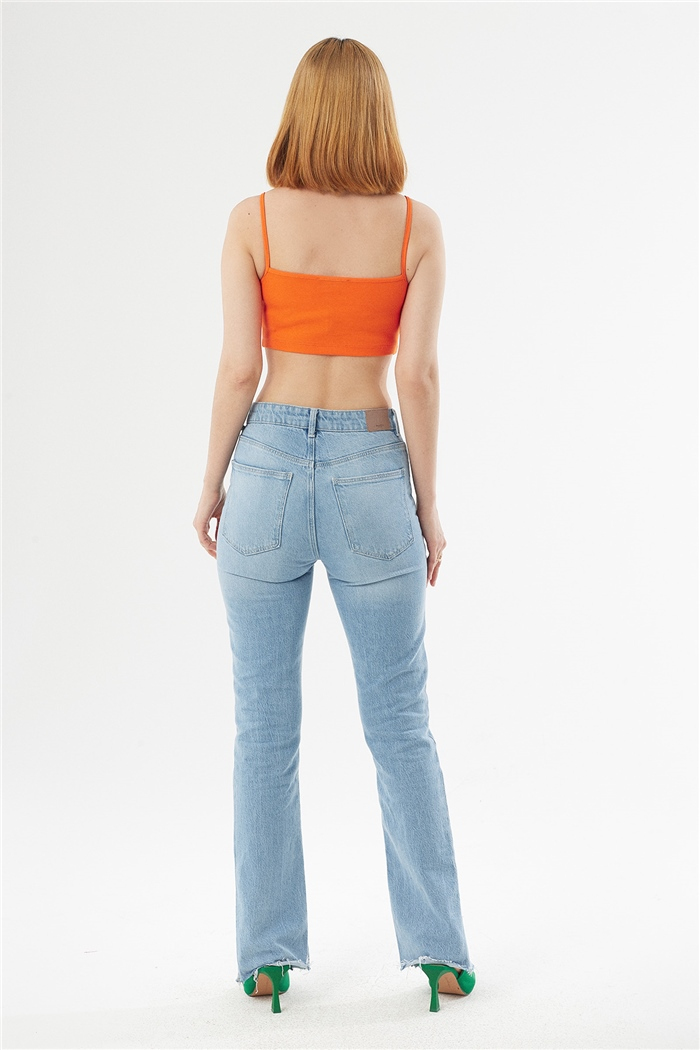 Avrile ASKILI KAŞKORSE CROP  ORANJ  A22-10566