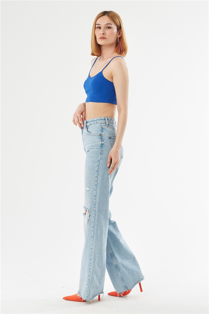 Avrile ASKILI KAŞKORSE CROP  SAKS  A22-10566