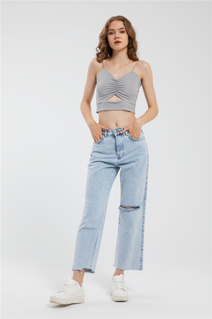 Avrile Bluz  GRİ  A21-10400