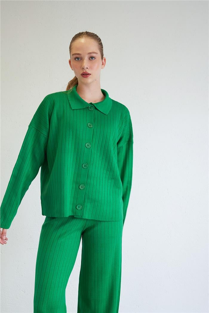 Avrile Kadın Fitilli Triko Takım BENETTON A92398-S