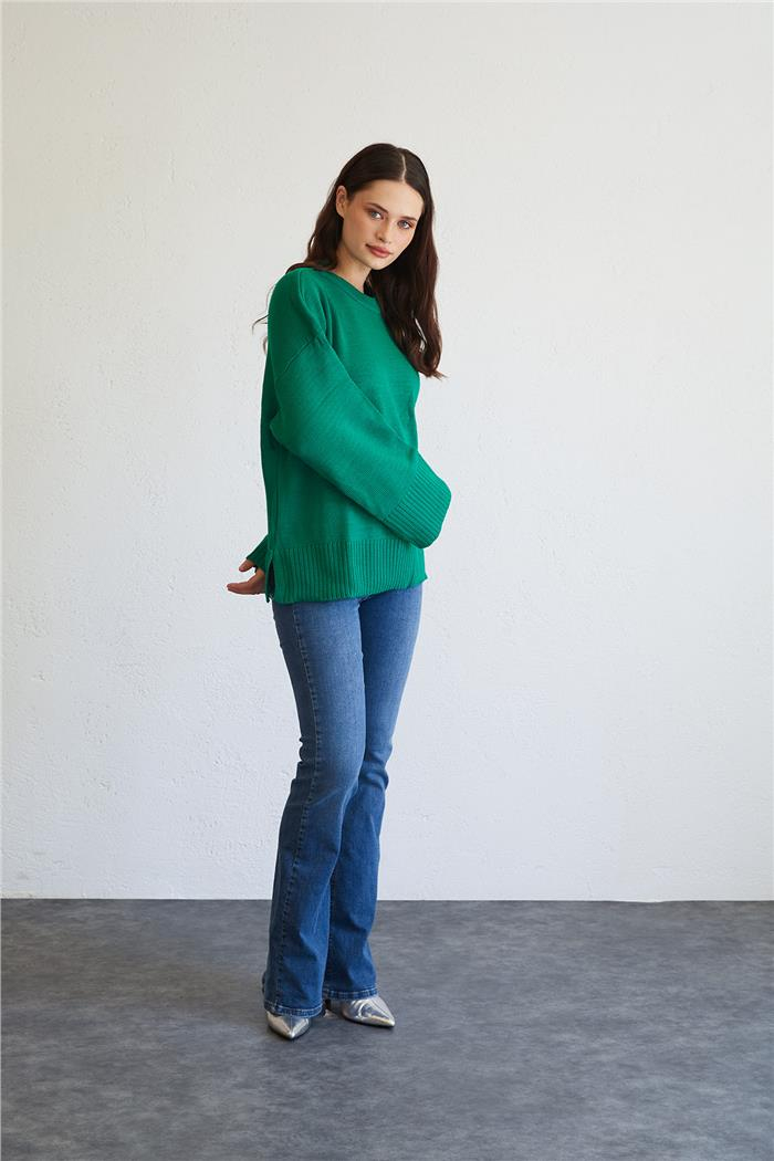 Avrile Kadın Oversize Basic Kazak BENETTON A92145-S