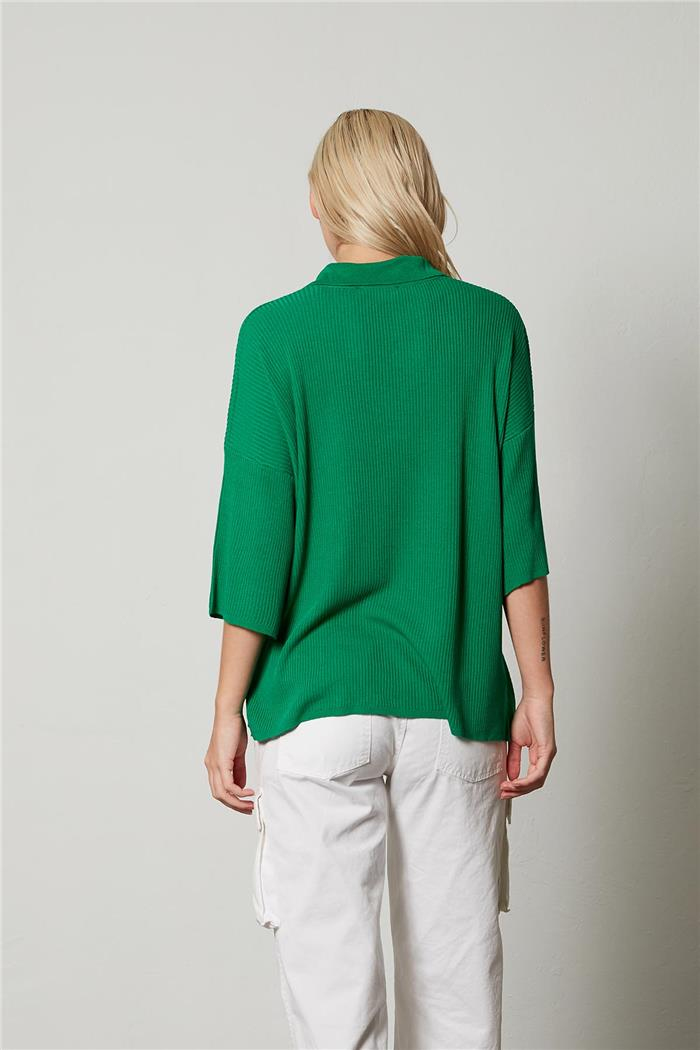 Avrile Kadın Polo Yaka Triko Bluz BENETTON A92305-S
