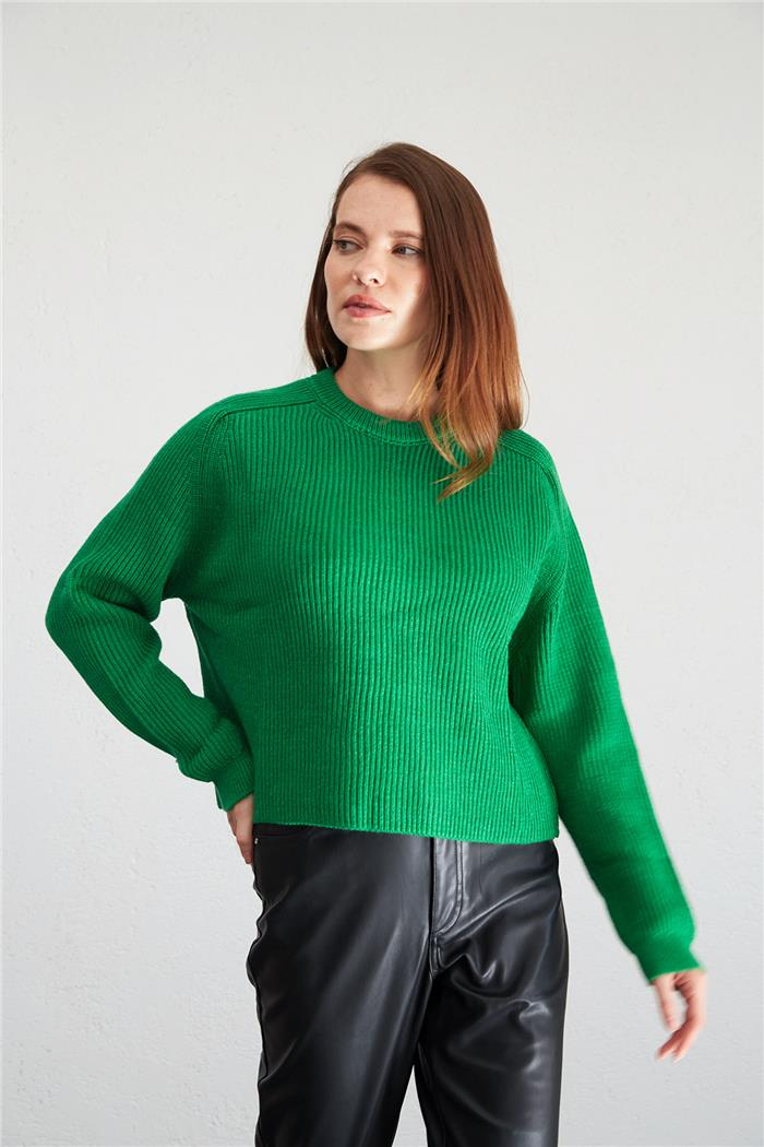 Avrile Kadın Reglan Kol Bisiklet Yaka Kazak BENETTON A92241-S