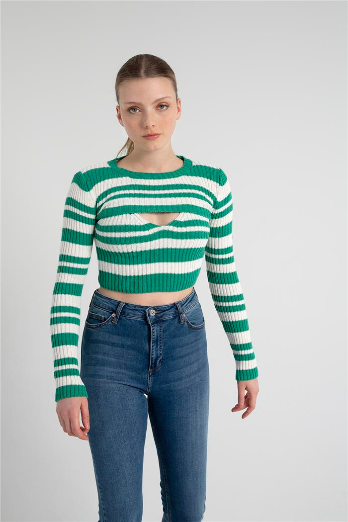 Avrile Kadın Triko İkili Takım BENETTON-HAM EKRU A92226-S