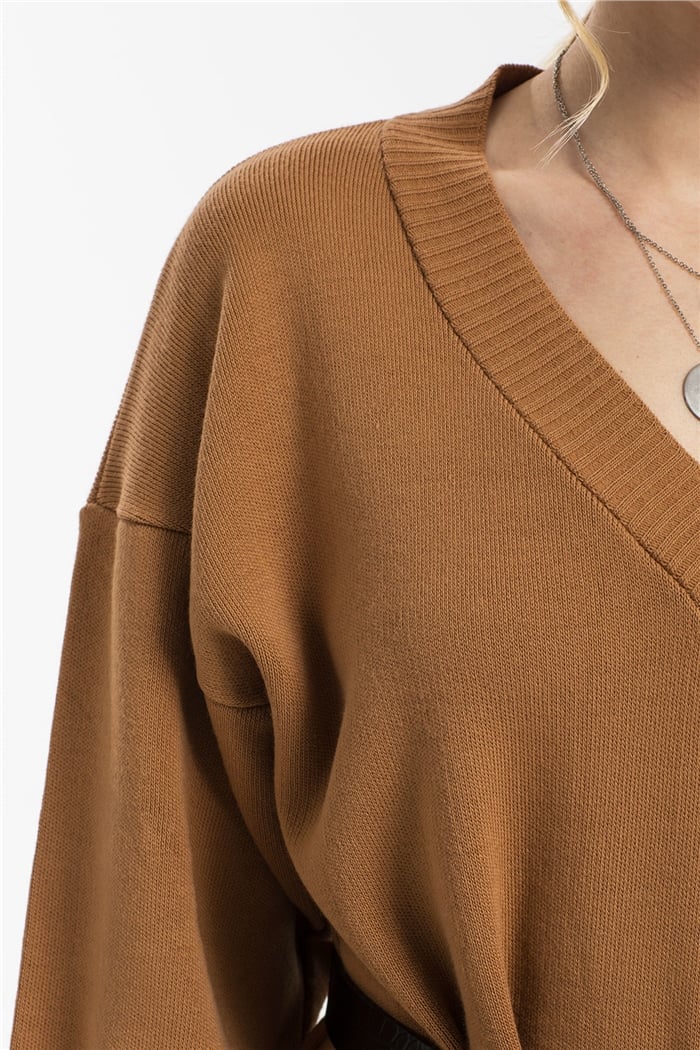 Avrile Triko Elbise  CAMEL  A91836-S