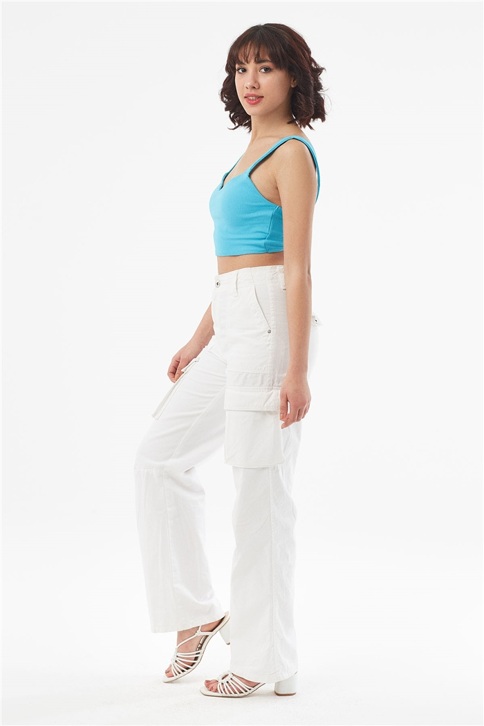Nisan ASKILI KAŞKORSE CROP  AQUA  N22-1411