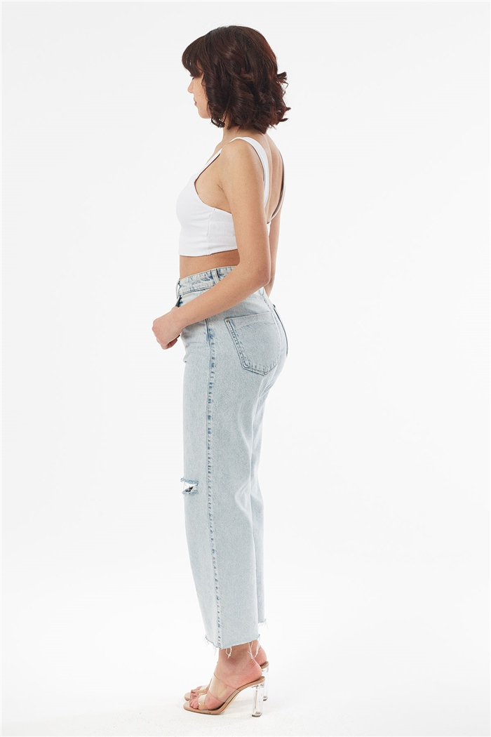 Nisan ASKILI KAŞKORSE CROP  BEYAZ  N22-1411