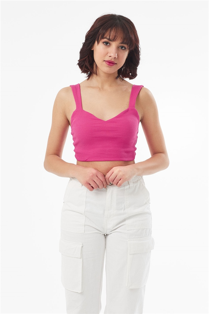 Nisan ASKILI KAŞKORSE CROP  FUŞYA  N22-1411