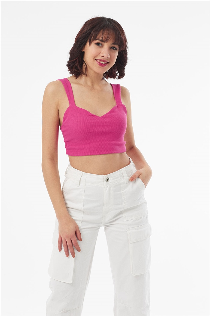 Nisan ASKILI KAŞKORSE CROP  FUŞYA  N22-1411