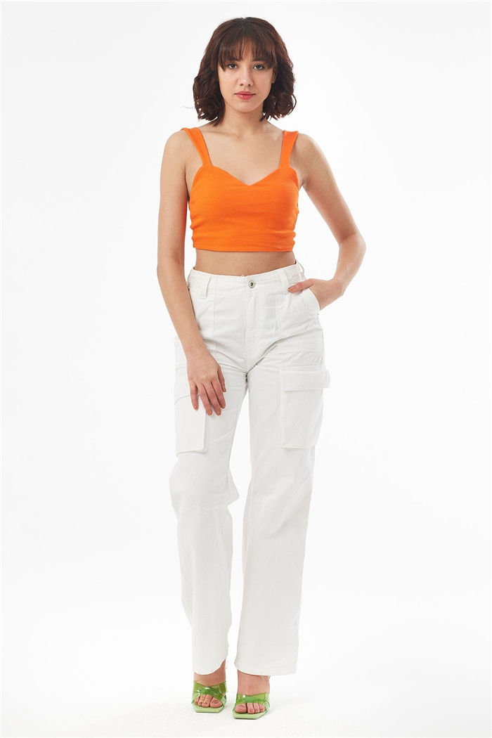 Nisan ASKILI KAŞKORSE CROP  ORANJ  N22-1411