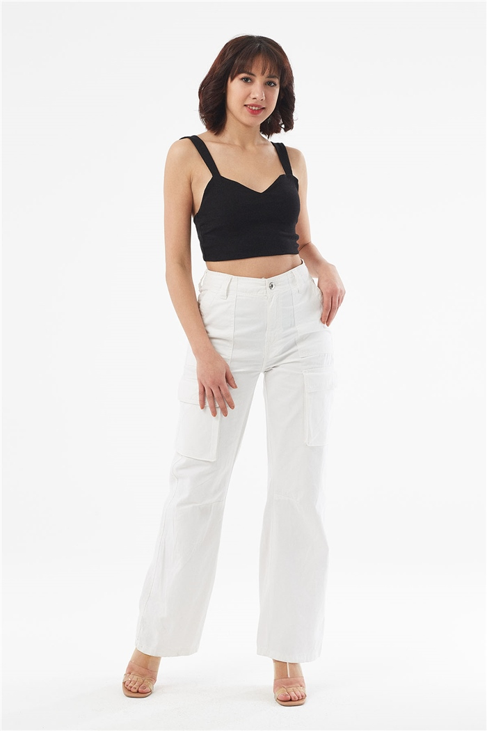 Nisan ASKILI KAŞKORSE CROP  SİYAH  N22-1411