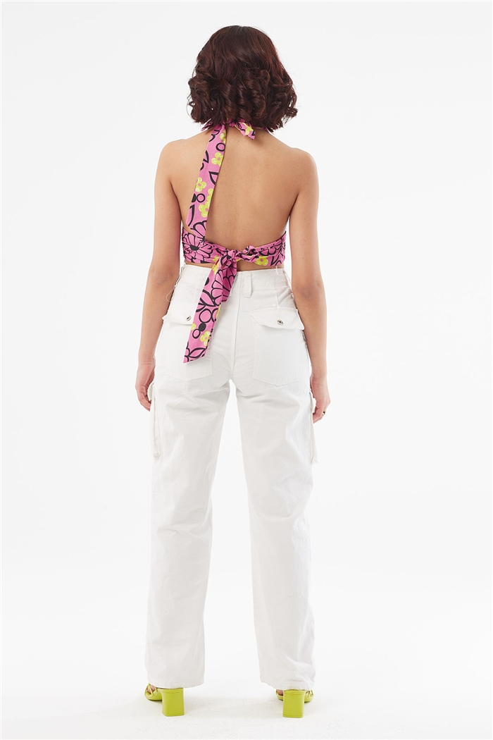 Nisan BAĞLAMALI CROP  FUŞYA  N22-1410