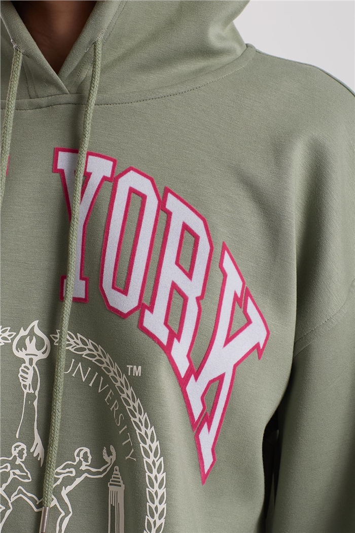 Nisan Baskılı Kısa Sweatshirt  MİNT  N21-1254