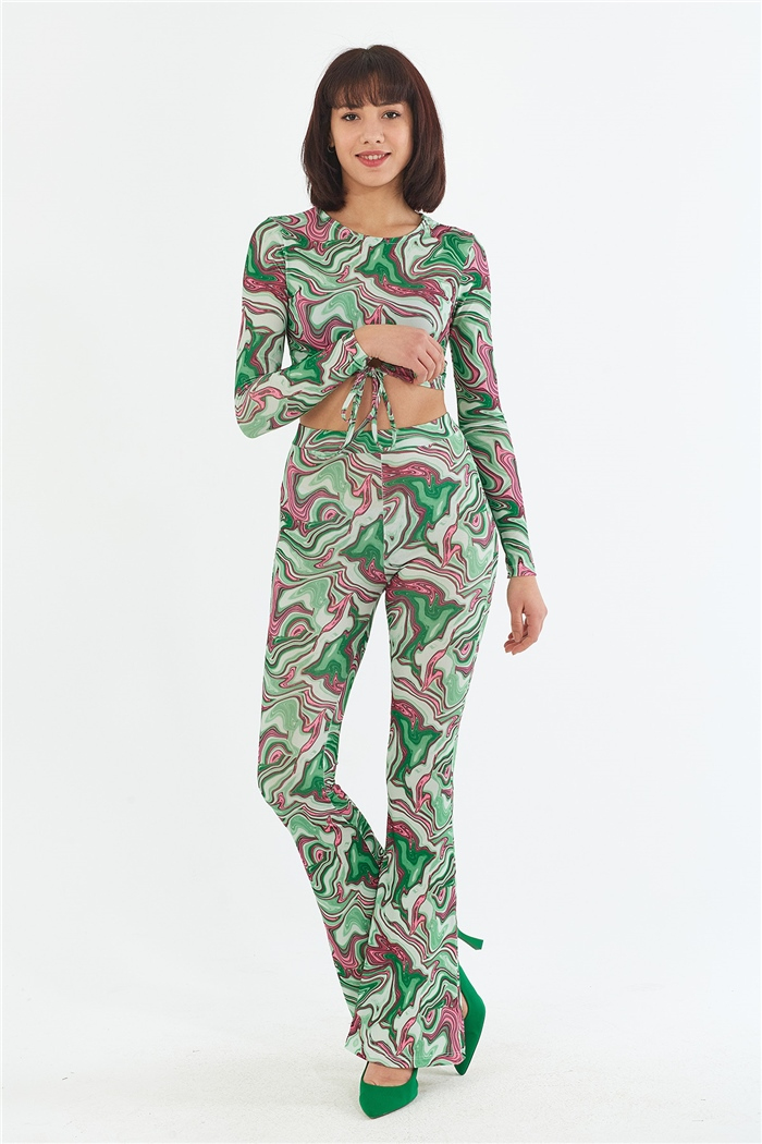 Nisan BEL BİYE DETAYLI BLUZ  BENETTON  N22-1363