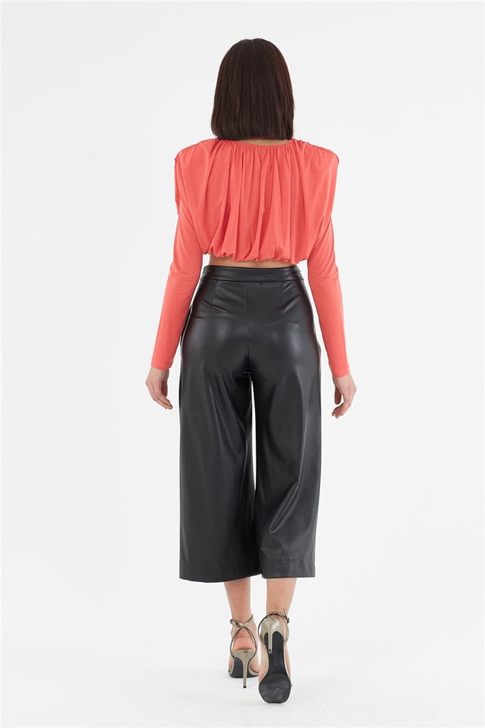 Nisan BÜZGÜLÜ BLUZ  CORAL  N22-1362