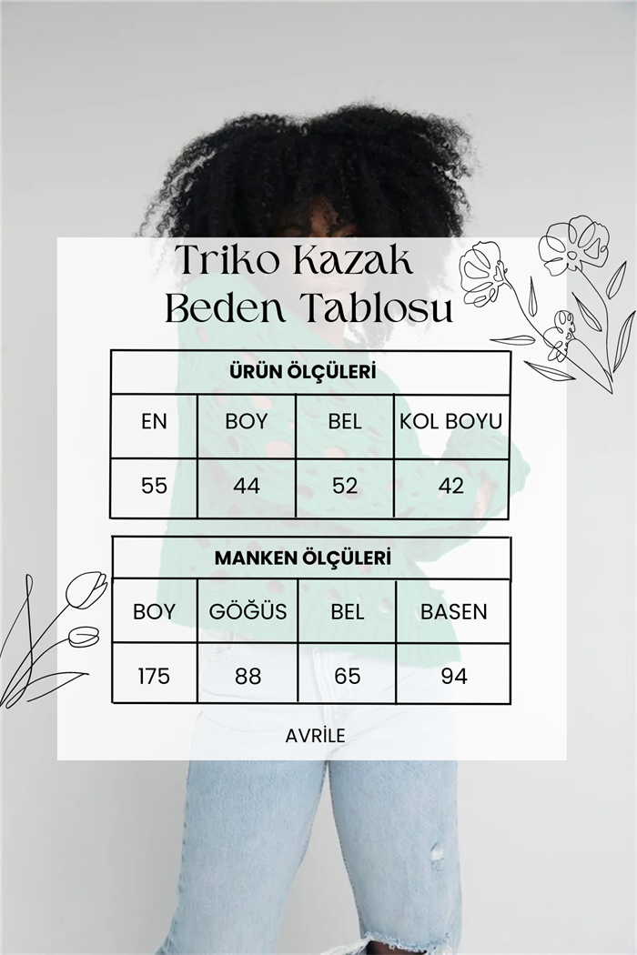 Nisan Kadın Delikli Bisiklet Yaka Triko Kazak BENETTON TT3821-Z