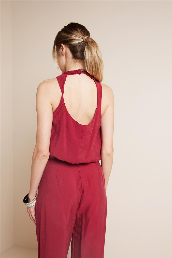 Nisan  KOLSUZ BALON BLUZ BORDO N25-2069