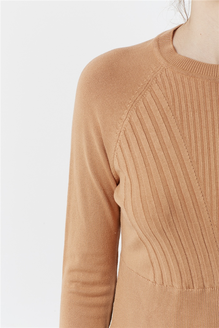 Nisan Poplin Garnili Kazak  CAMEL  TT3400-Z