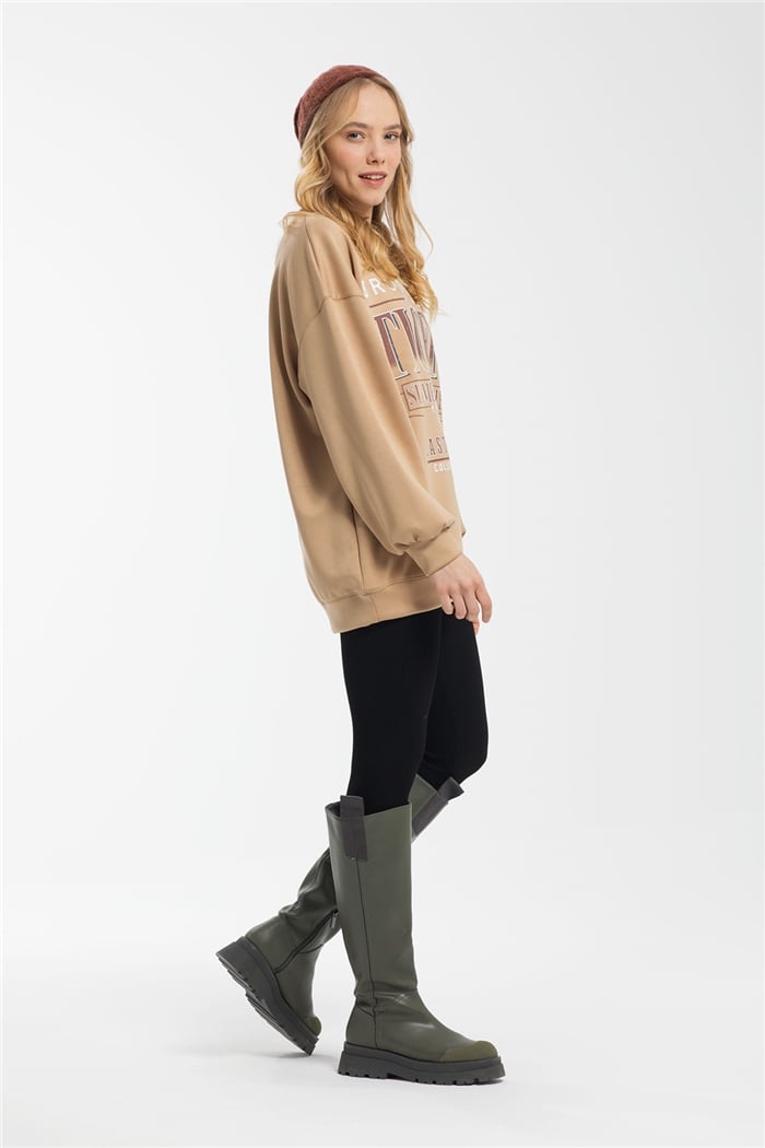 Nisan Sweatshirt  CAMEL  N21-1255