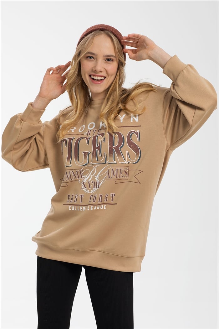 Nisan Sweatshirt  CAMEL  N21-1255